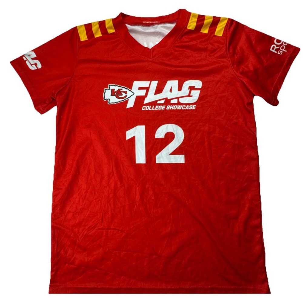 NFL Flag Jersey Kansas City Chiefs College Showcase Females In Flag Small Red‎